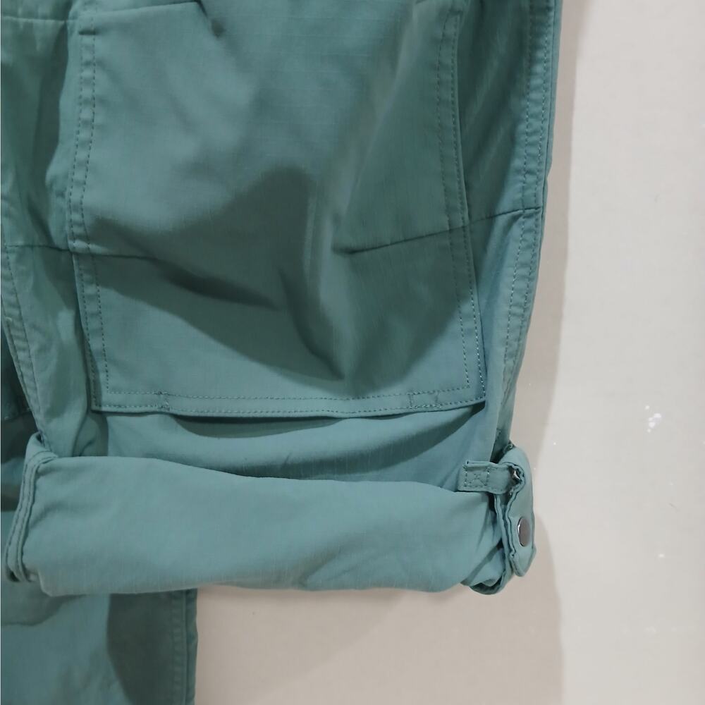 DULUTH TRADING Heirloom Gardening Bib Overalls Medium 31 NWT Green Fir Ripstop - Picture 10 of 16
